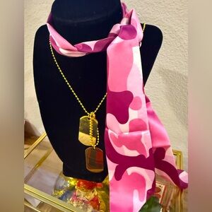 Stainless steel double dog tag necklace